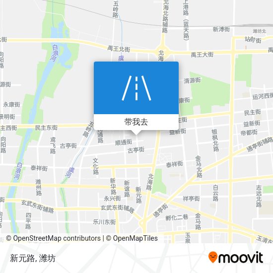 新元路地图