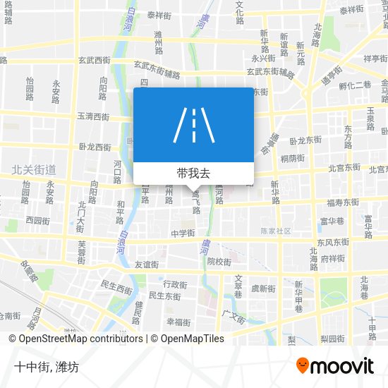 十中街地图