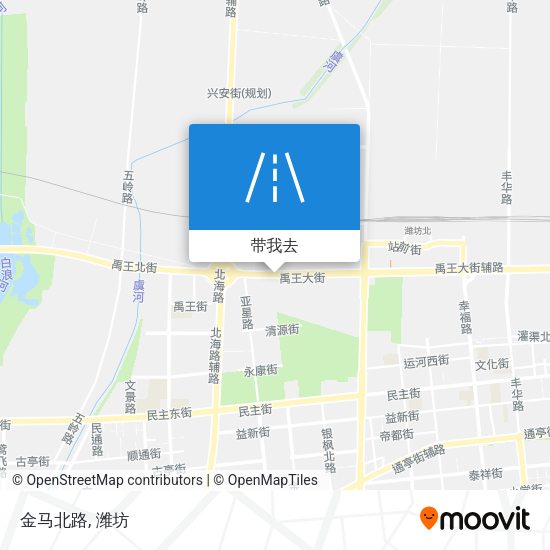 金马北路地图