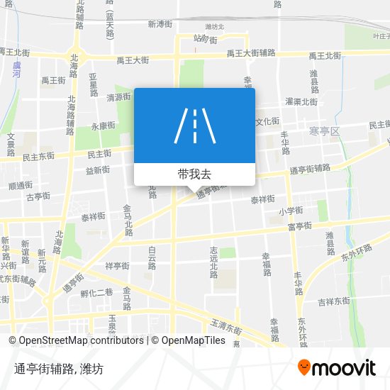 通亭街辅路地图