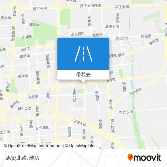 惠贤北路地图