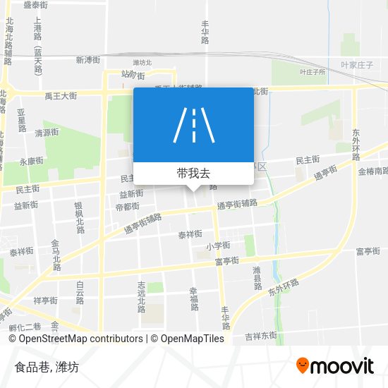 食品巷地图