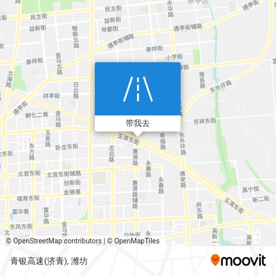 青银高速(济青)地图