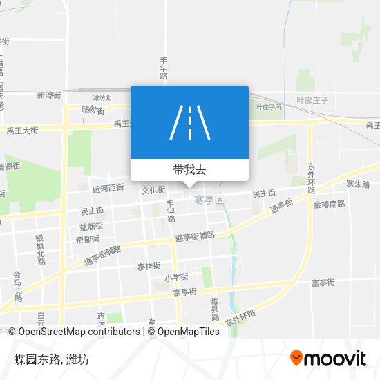蝶园东路地图