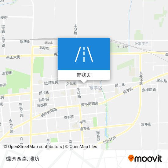 蝶园西路地图