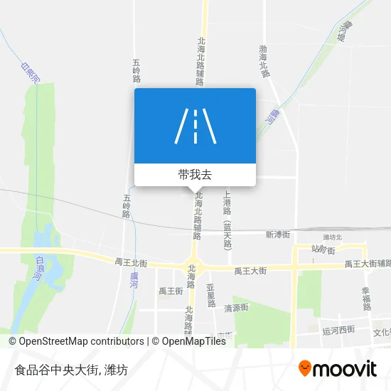 食品谷中央大街地图