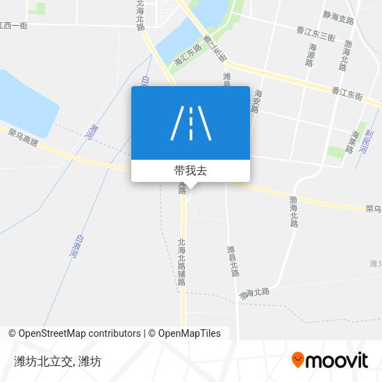 潍坊北立交地图