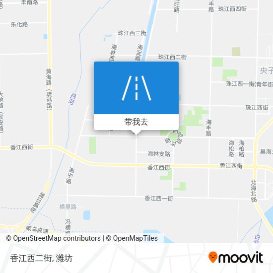 香江西二街地图