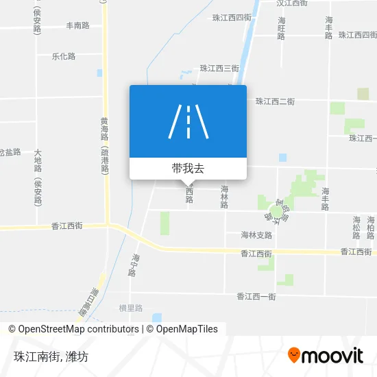 珠江南街地图