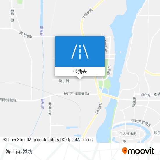 海宁街地图