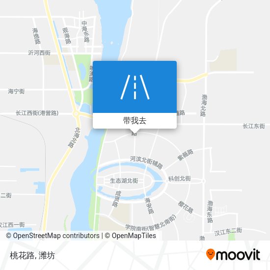 桃花路地图