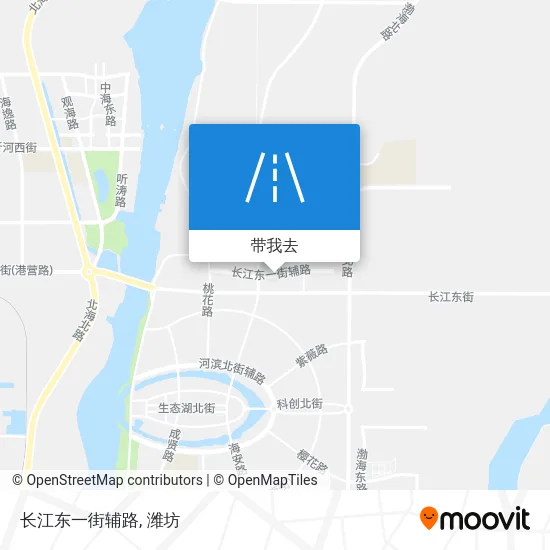 长江东一街辅路地图