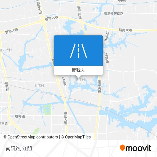 南阳路地图
