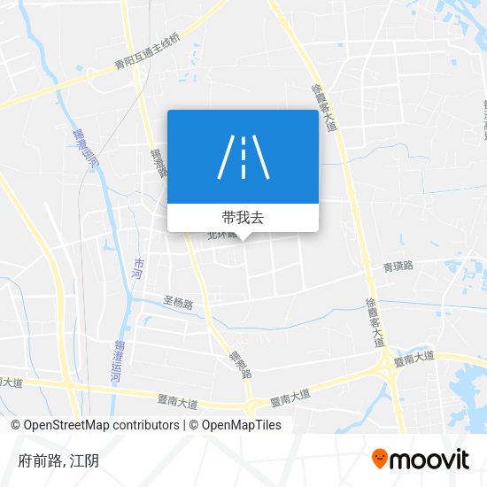府前路地图