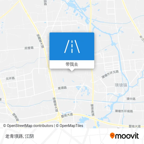老青璜路地图