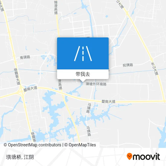 璜塘桥地图