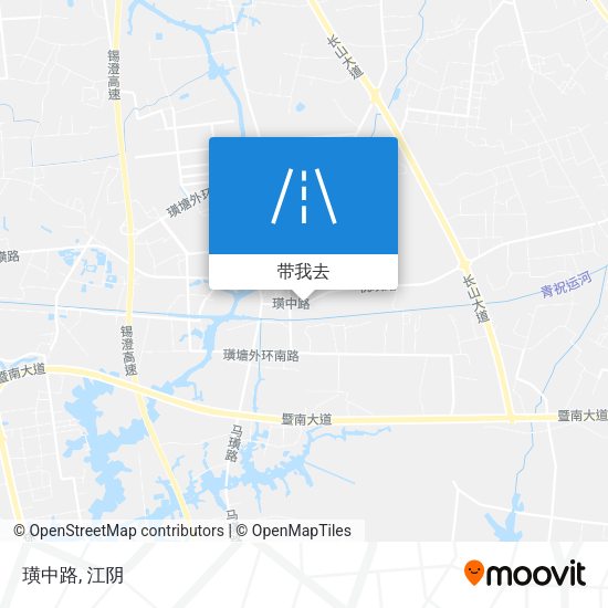 璜中路地图
