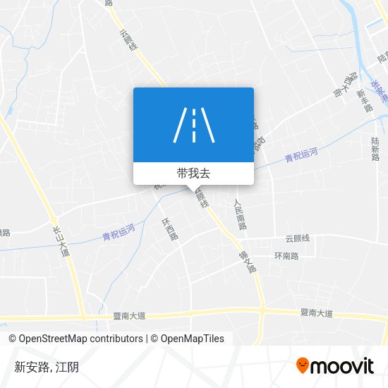 新安路地图