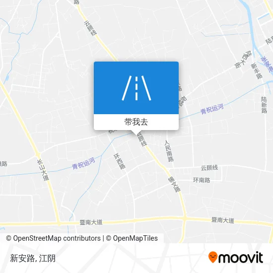新安路地图