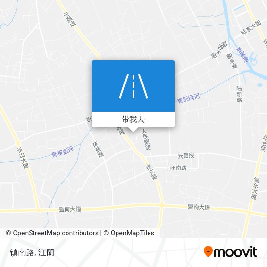 镇南路地图