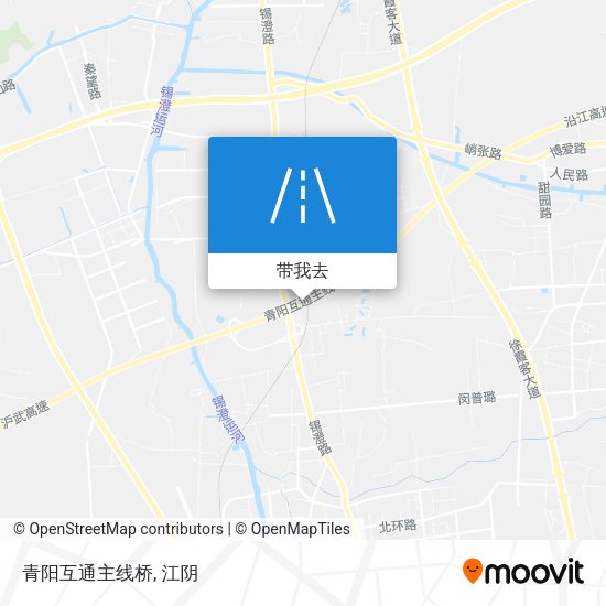 青阳互通主线桥地图