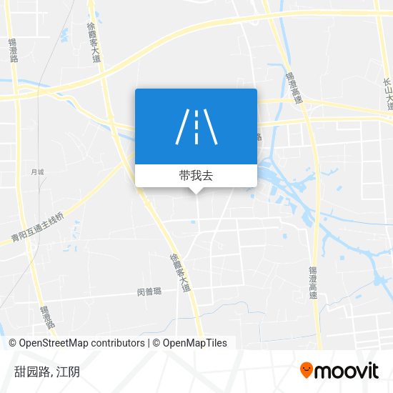 甜园路地图