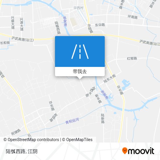陆瓠西路地图