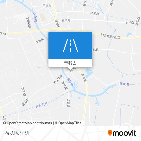 荷花路地图