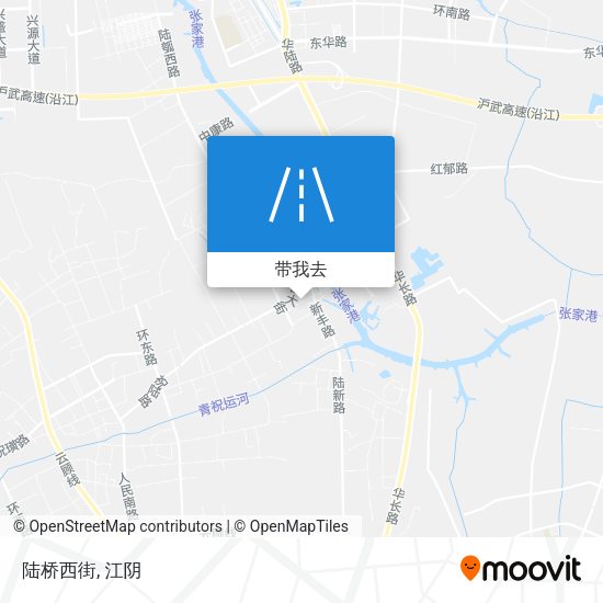 陆桥西街地图