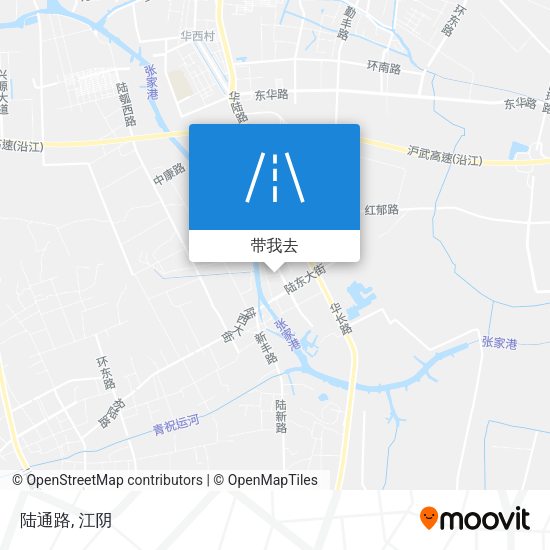 陆通路地图