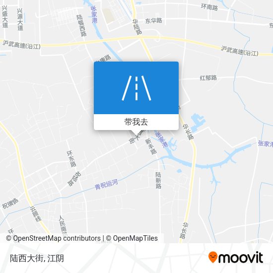 陆西大街地图