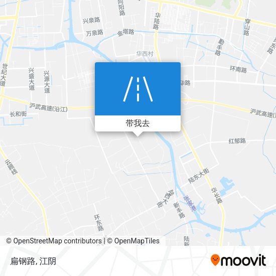扁钢路地图