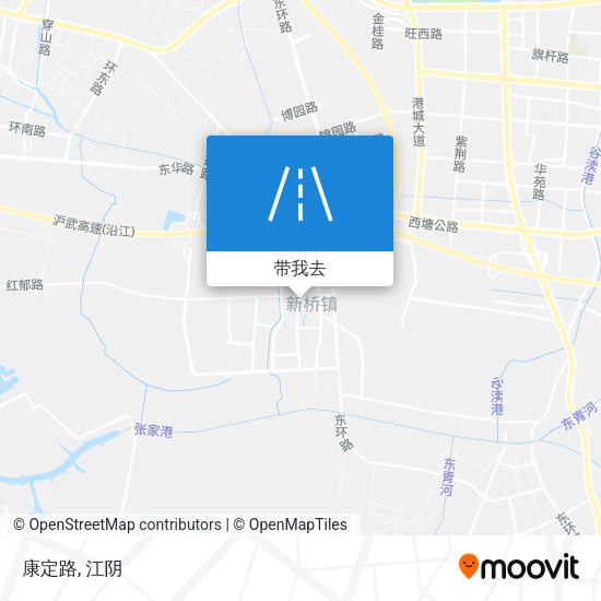 康定路地图