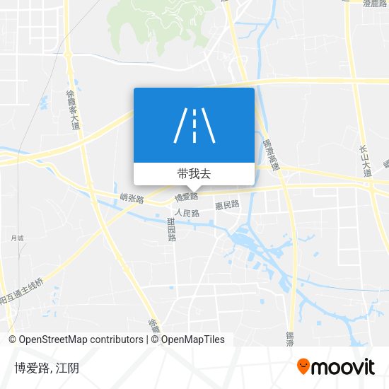 博爱路地图