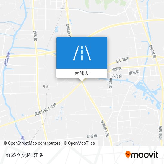 红菱立交桥地图