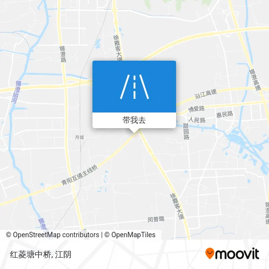 红菱塘中桥地图