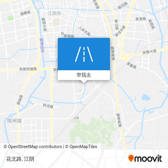 花北路地图