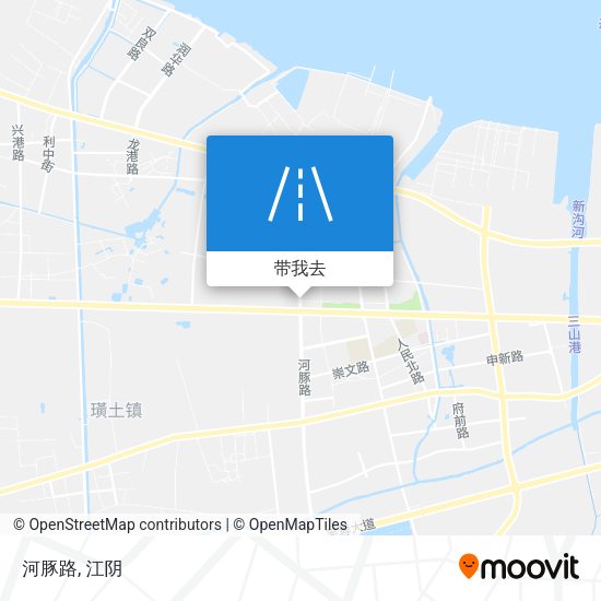 河豚路地图