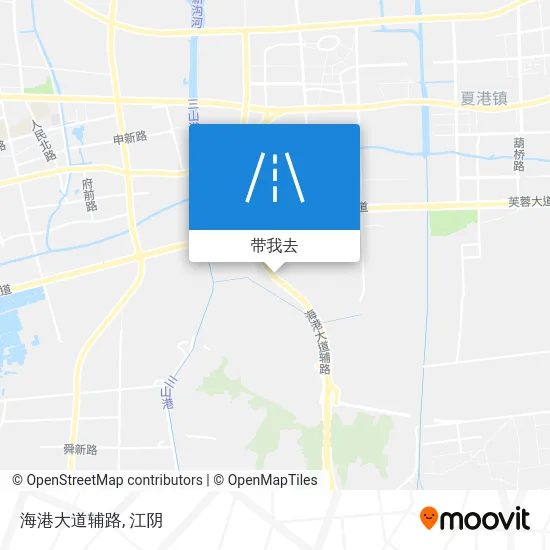 海港大道辅路地图