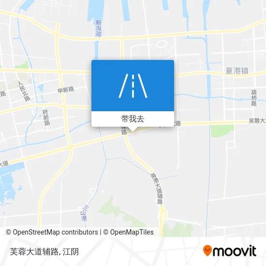 芙蓉大道辅路地图