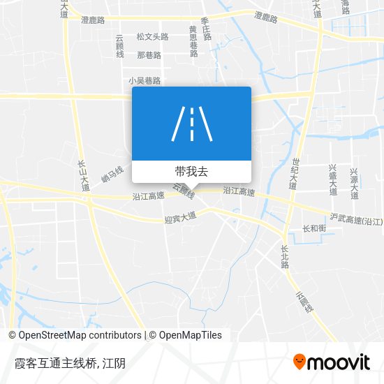 霞客互通主线桥地图