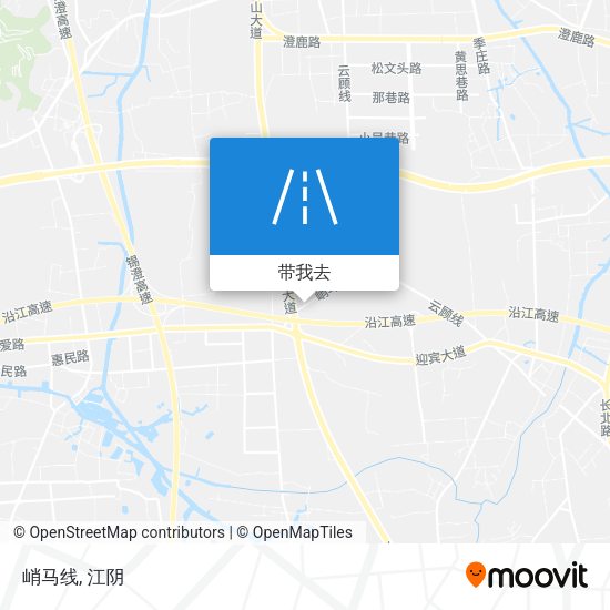 峭马线地图