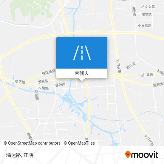 鸿运路地图