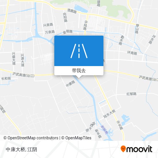 中康大桥地图