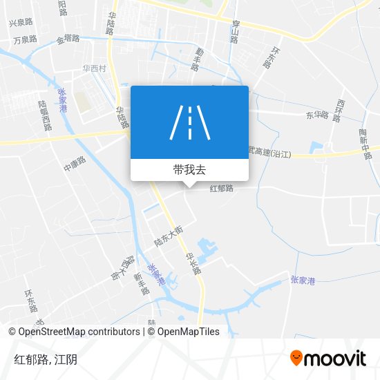 红郁路地图