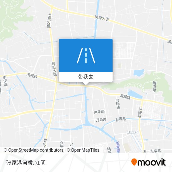 张家港河桥地图