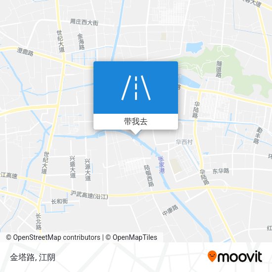 金塔路地图