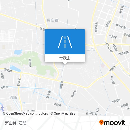穿山路地图