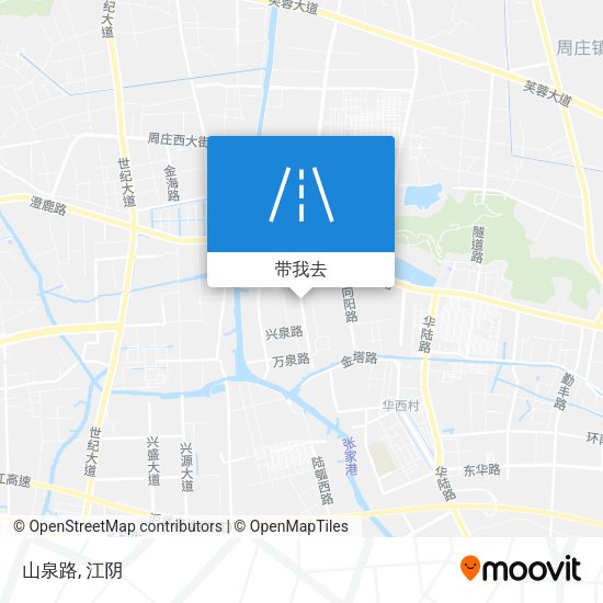 山泉路地图
