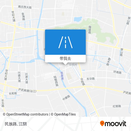 民族路地图